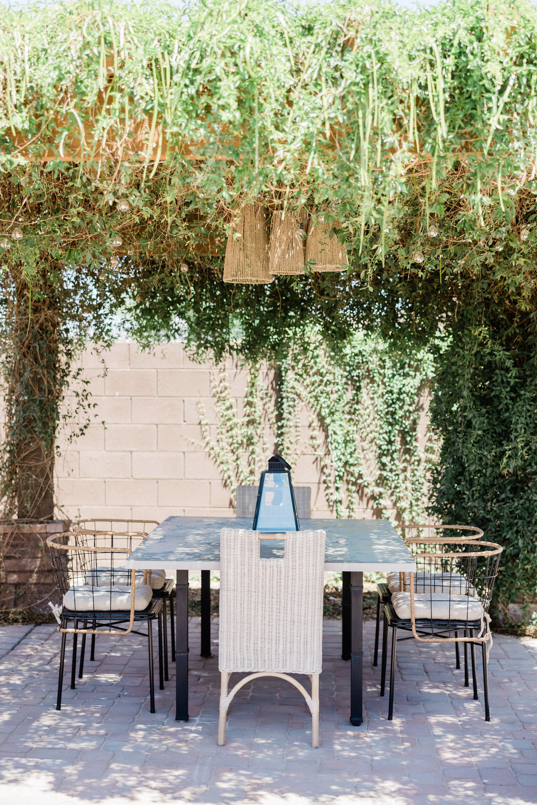 Table and Chairs in the Patio